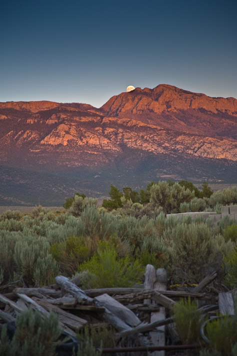 Moonrise Over the Mountain