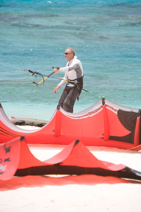 Kite surfing