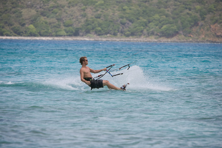Kite surfing