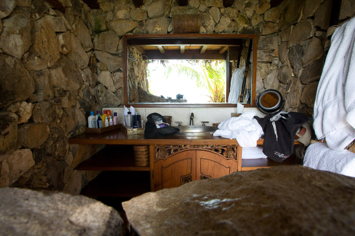 Open batrhroom with a view