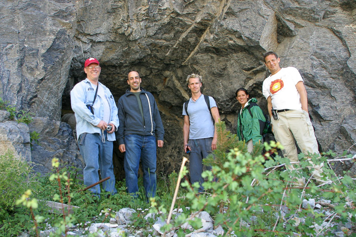 Exploring a Mine Shaft